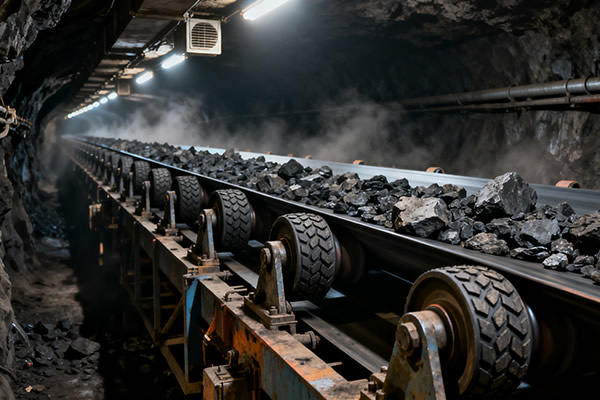 橡膠滾輪應(yīng)用于礦業(yè)